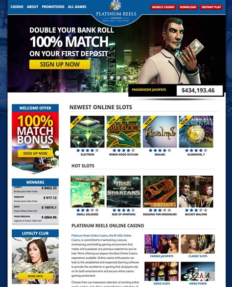 Platinum Reels Casino .